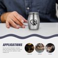 thumbnail image 3 of MasteelfCA Stainless Steel Cat Urn Pet Bone Ash Container Dog Ashes Storage Casket, 3 of 8