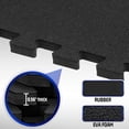 thumbnail image 4 of .;; Thick Sq Ft Rubber Top Exercise Equipment Mats High Density EVA Foam Mats with Rubber Top Interlocking Gym Flooring for Home Gym Protective Workout Mat /G, 4 of 9