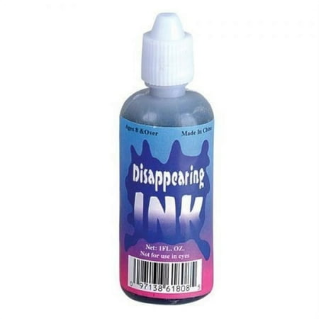 Rhode Island Novelty Disappearing Ink, 1 oz Squeezable Tube, Magically Vanishes, Blue Ink