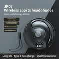thumbnail image 2 of Bluetooth 5.3 Earphones Conduction Open Ear Hook Wireless Sports Gamers Headphones 9D Stereo Waterproof Noise Reduction Headset, 2 of 9