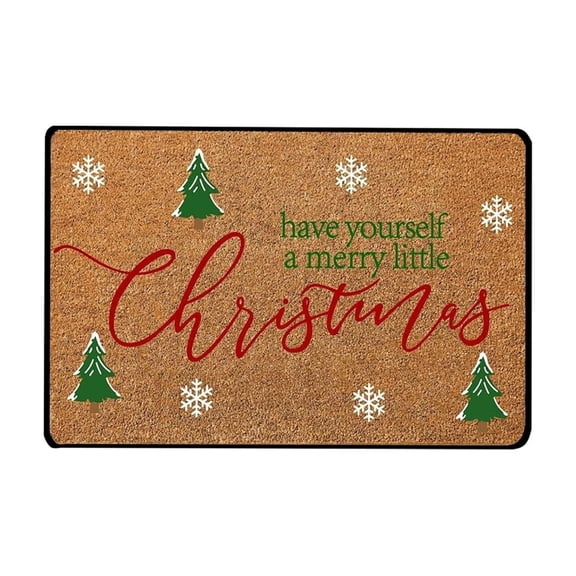 Merry Christmas Door Mats 24"x16" Doormats Outdoor Welcome Mats for Front Door Entryway,Garage,Patio