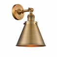 thumbnail image 2 of 201F-BB-M13-BB-Innovations Lighting-Appalachian - 1 Light Semi-Flush Mount In Traditional Style-16 Inches Tall and 8 Inches Wide-Brushed Brass Finish, 2 of 2