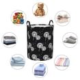 thumbnail image 4 of Gaeub White Flower Dandelion Dirty Clothes Storage Basket, Toy Storage Bin for Storing Clothing, Diapers, Toys-Small, 4 of 6