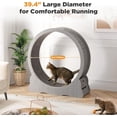 thumbnail image 2 of YODOLLA 45” Cat Treadmill Large XL Quiet Cat Exercise Running Wheel for Indoor Cats, Grey, 2 of 8