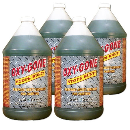 Oxy-Gone Rust Remover & Metal Treatment - 4 gallon (The Best Rust Treatment)