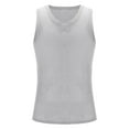 thumbnail image 5 of ZRGHAOYLQ Men's Solid Tank Tops Comfy Crewneck Sleeveless Tshirt Lightweight Athletic Muscle Tank Top Big and Tall Training Tee, 5 of 7