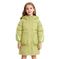thumbnail image 3 of TBWNWG Girls Down Coat for Kids Long Warm Thickened Outerwear Winter Jacket for Daily Casual Outdoor Use Girls Down Outerwear,Sizes 2-3 Years, 3 of 6