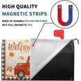 thumbnail image 4 of Fall Mailbox Cover Autumn Harvest Orange Pumpkin Truck Maple Leaves Mailbox Cover Magnetic Standard Size 21x18 Inch Thanksgiving Waterproof Post Box Cover Wraps Garden Yard Decor for Outdoor, 4 of 6