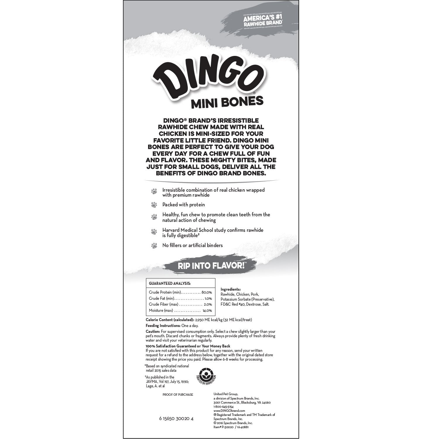 Dingo Rawhide Mini Bones for Small Dogs 7 Count 2.3 Ounce Walmart