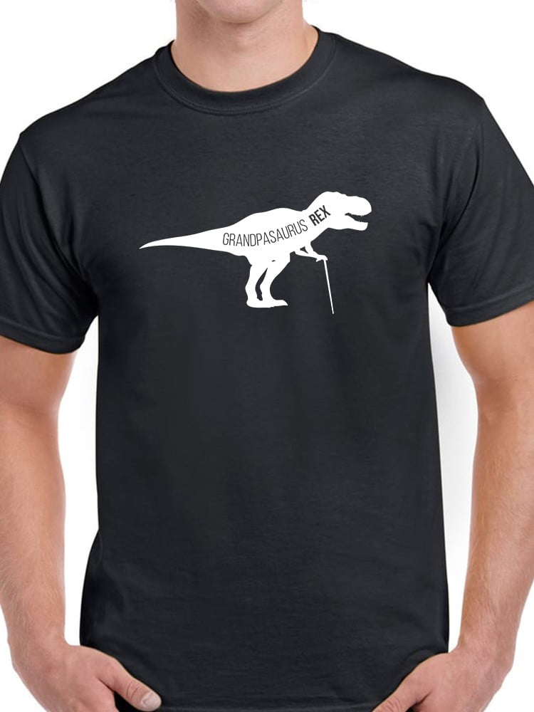 Grandpasaurus Rex Men Black T-Shirt, Male Large - Walmart.com