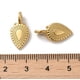 thumbnail image 3 of 2 colgantes de lágrima de acero inoxidable 304 con baño de oro de 18 quilates., 3 of 3