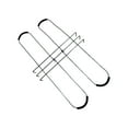 thumbnail image 3 of Headstone Flower Saddle Durable Gravestone Saddle for Cemetery Patio Wedding, 3 of 8