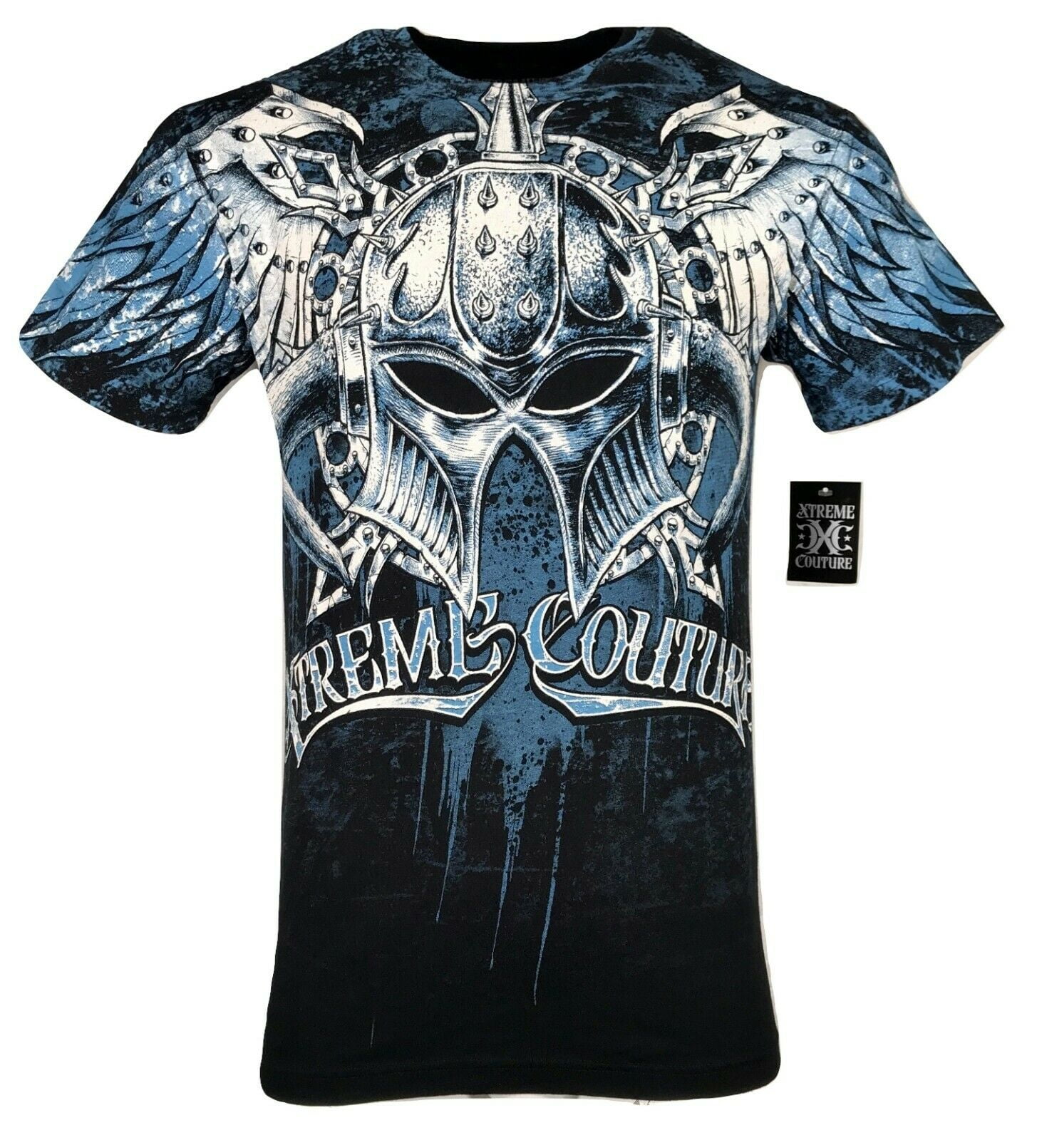 XTREME COUTURE by AFFLICTION Men THERMAL Shirt KILLER Skulls Biker MMA UFC $58 b