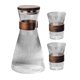 thumbnail image 4 of Jarra de té de vidrio para jugo, jarra de bebidas de gran capacidad, jarra de té helado de 1500 ml, Con Copas, 4 of 9