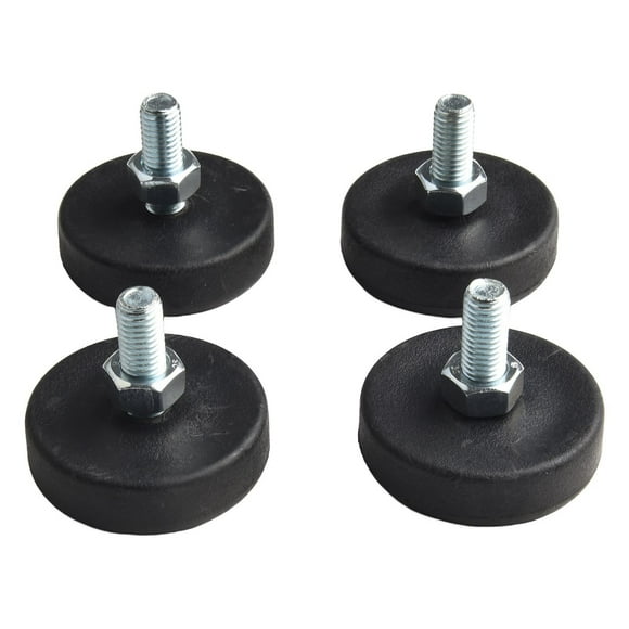 Yimiti 4Pcs Leveling Screw Foot Pads Non-Slip For Exercise Bike Fitness Equipment