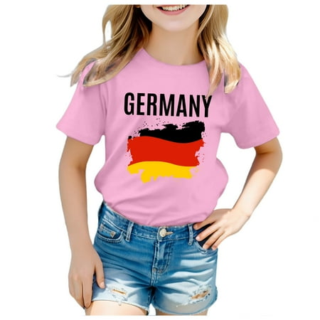 

Toddler Girls Boys Summer Short Sleeve Prints T Shirt Tops Toddler Girl s Cute Graphic Casual Round Neck Short Sleeve Tee Shirt Tops 2-3 Years