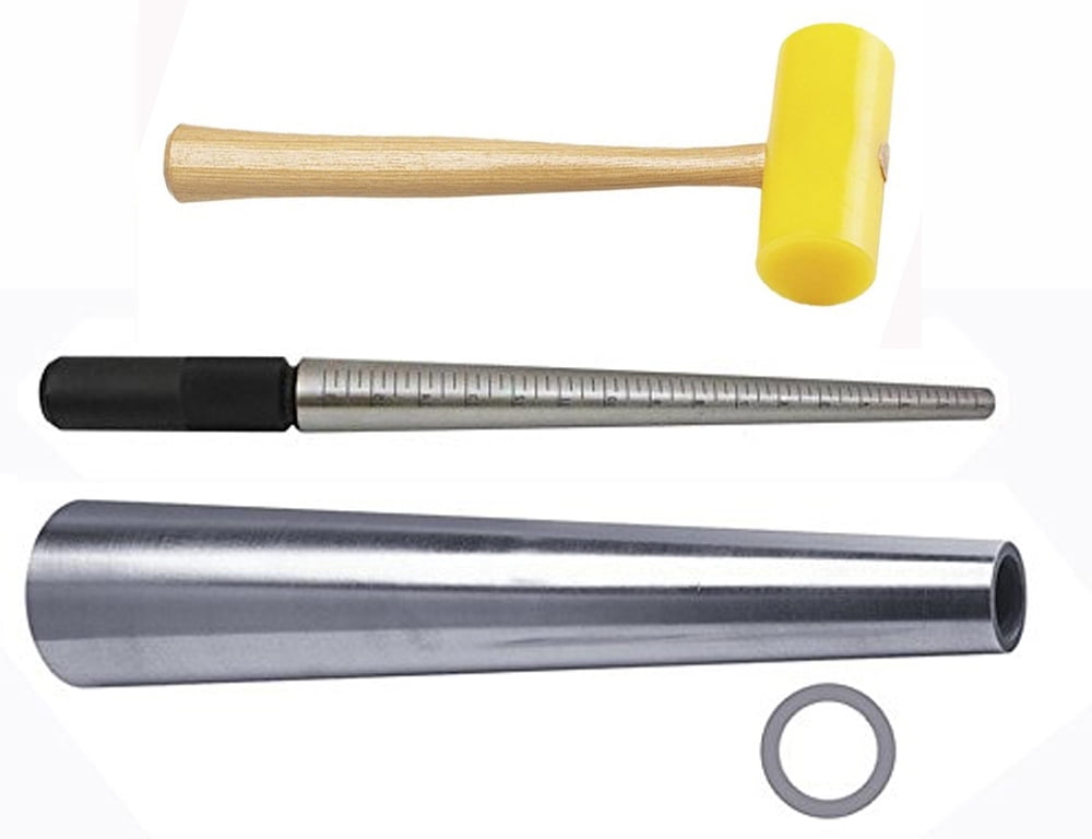 JSP Jeweler's Deluxe Ring And Bracelet Mandrel With Nylon Hammer