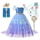 thumbnail image 3 of Vestidos de princesa Elsa y Anna de Frozen para niñas, Disfraces para niños, Cosplay de reina de la nieve, Halloween, Carnaval, ropa de fiesta de cumpleaños, 3 of 4