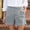 🔥 Light Blue_New, variant on Dianli Pleated High Waist Shorts Womens Solid Color Drawstring Pocket Button Trim Casual Summer Lightweight Breathable Office To Weekend Pleated Shorts