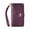 Purple, variant on Allytechgroup Wallet Case for iPhone 14/ iPhone 13, Stylish Floral Zipper Pocket Multiple Cards Slots Hand Strap Crossbody Lanyard Flip Cover Stand Phone Case for Apple iPhone 14/ iPhone 13,Purple