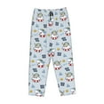 thumbnail image 4 of Naloa Swimming Shark Print Women’s Ultra-Soft Comfy Pajama Lounge Pants with Pockets & Drawstring, 4 of 8