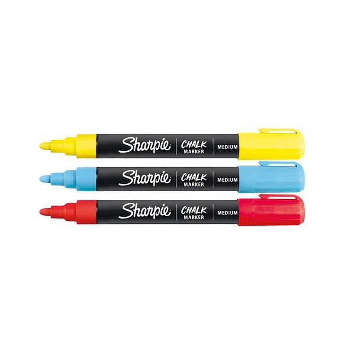 8 Packs: 3 ct. (24 total) Sharpie Primary Medium Point Wet Erase Chalk Markers