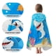 thumbnail image 3 of Toalla infantil Fiwbnasz Shark con capucha, 76 x 127 cm, diseño oceánico, 3 of 9