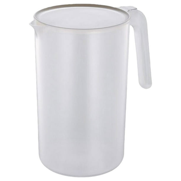 Etereauty Pitcher Water Plastic Kettle Lid Beverage Tea Juice Cold Jug