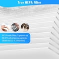 thumbnail image 5 of 1 Replacement Filter, Compatible with Shark Air Purifier HP100, HP102 and 3-in-1 Models HC450, HC451, HC452, HC455, H13 True HEPA, 5 of 7