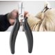 thumbnail image 1 of 1 mini alicates para abrir y quitar extensiones de cabello micro nano circulares, herramienta profesional de extensión de cabello negro, 1 of 5