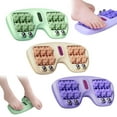 thumbnail image 2 of Dual Foot Acupressure Roller Portable Massager for Plantar Fasciitis - Relieve Pain Stress Boost Circulation Reflexology Tool Home Office Use Purple 1PC, 2 of 6