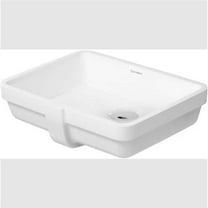 Duravit 0330430017 6.25 x 13.75 x 18.25 in. Vero Undermount Bathroom Sink, White