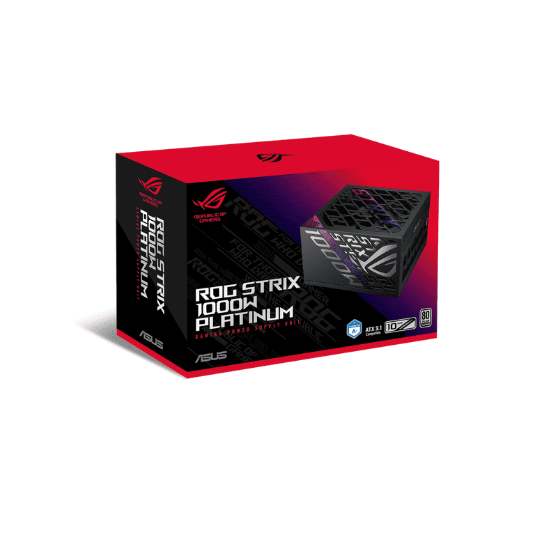 ASUS ROG Strix 1000W Platinum (Fully Modular Power Supply, 80 Plus