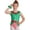 Green, variant on Yeahdor Kids Girls Christmas Gymnastic Leotard with Headband Outfit Xmas Elf Costume Sleeveless Dance Bodysuit Red 6