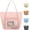 Simple Modern - Pink, variant on Mesh Beach Bag, Large Beach Tote with Zipper Pocket, Toys Pool Bag for Family Travel Vacation Cruise Essentials Simple Modern - Pink
