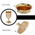 thumbnail image 3 of 2 unids estilo europeo tazas de vino copas de vino retro tazas de whisky para banquete (dorado), 3 of 6