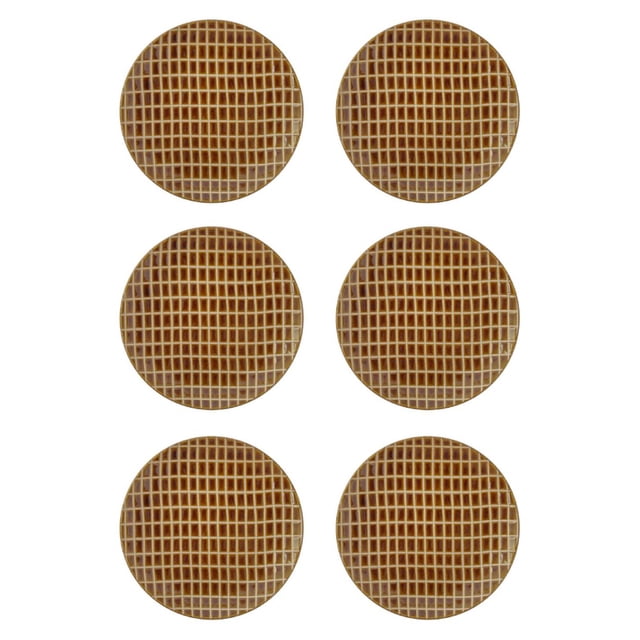 Juego 6 Platos Galerias El Triunfo De Porcelana Diseño Cuadros Café
