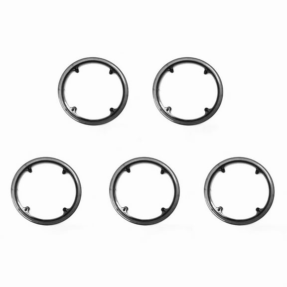 5X Road Bicycle Wheel Guard Sprocket Protect Cover Crankset Crank Shield 42-Tooth Bike Chains Wheel Cover,5 x Bicycle Wheel Crankset Cover,Silver