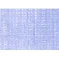 thumbnail image 1 of Ahgly Company Machine Washable Indoor Rectangle Solid Blue Modern Area Rugs, 2' x 4', 1 of 4