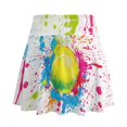 thumbnail image 2 of HELLHERO Tennis Ink Splash Print Soft Women's Tennis Golf Skirts, 2 Side Pockets Liner Shorts Polyester Spandex Tennis Skirt for Travel Pickleball Yoga, 2 of 9