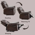 thumbnail image 3 of Bonzy Home Recliner Vintage Reclining Chair Sofa for Living Room Bedroom, 3 of 7