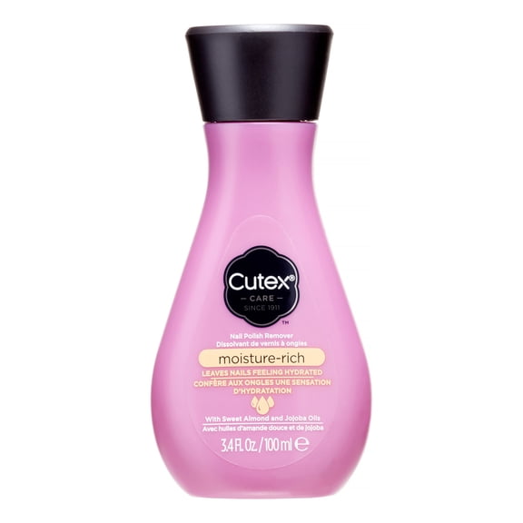 Cutex Moisturize-Rich Nail Polish Remover, 3.38 Oz