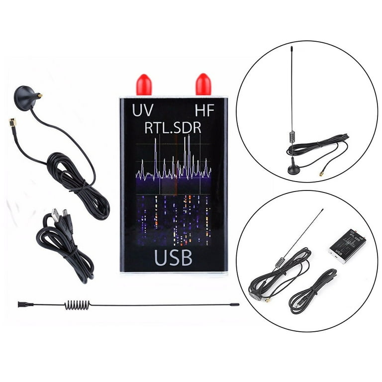  RTL SDR USB Receiver UHF UV HF Full Band Receiver Wireless  Radio Receiver Set Electronic Component with Various Receiver Modes :  Electronics