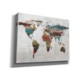 thumbnail image 2 of Epic Graffiti 'Painted World Map IV' by Irena Orlov, Canvas Wall Art, 34"x26", 2 of 8