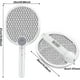 thumbnail image 3 of Matamoscas eléctrico Matamoscas eléctrico de 3000 V Matamoscas eléctrico Recargable por USB con protección de Malla de 3 Capas Montaje en Pared para Interiores o O Rojo Verde Cocina, Decoración y Otros, 3 of 5