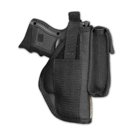 Barsony Right OWB w/ Magazine Pouch Holster Size 15 Beretta Glock S&W Taurus Walther Compact 9 40 (Best 45 Acp Magazines)