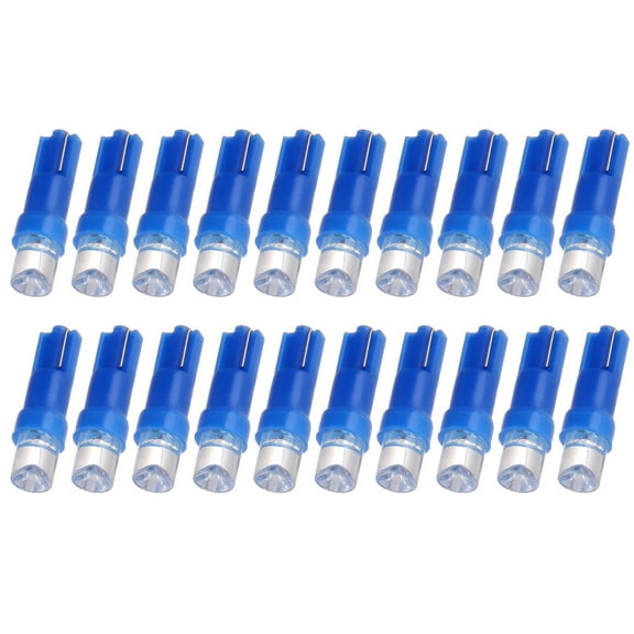 cciyu 20 Pack Blue T5 Instrument Cluster Panel Gauge Dash LED Bulb light 17 57 37 73 74