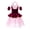 Burgundy, variant on iEFiEL Kids Girls Halter Sequins Ballet Tutu Dress Ballerina Dancewear with Cuffs