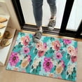 thumbnail image 2 of Pioneer Flower Floral Print Pattern Door Rugs,Washable Non Slip Door Mats Indoor,Decorative Door Mats,Entry Mat Indoor for Entrance,Bedroom,Kitchen,Bathroom,20"x32", 2 of 6