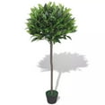 thumbnail image 2 of vidaXL Artificial Bay Tree Plant with Pot 47.2" Green, 2 of 5